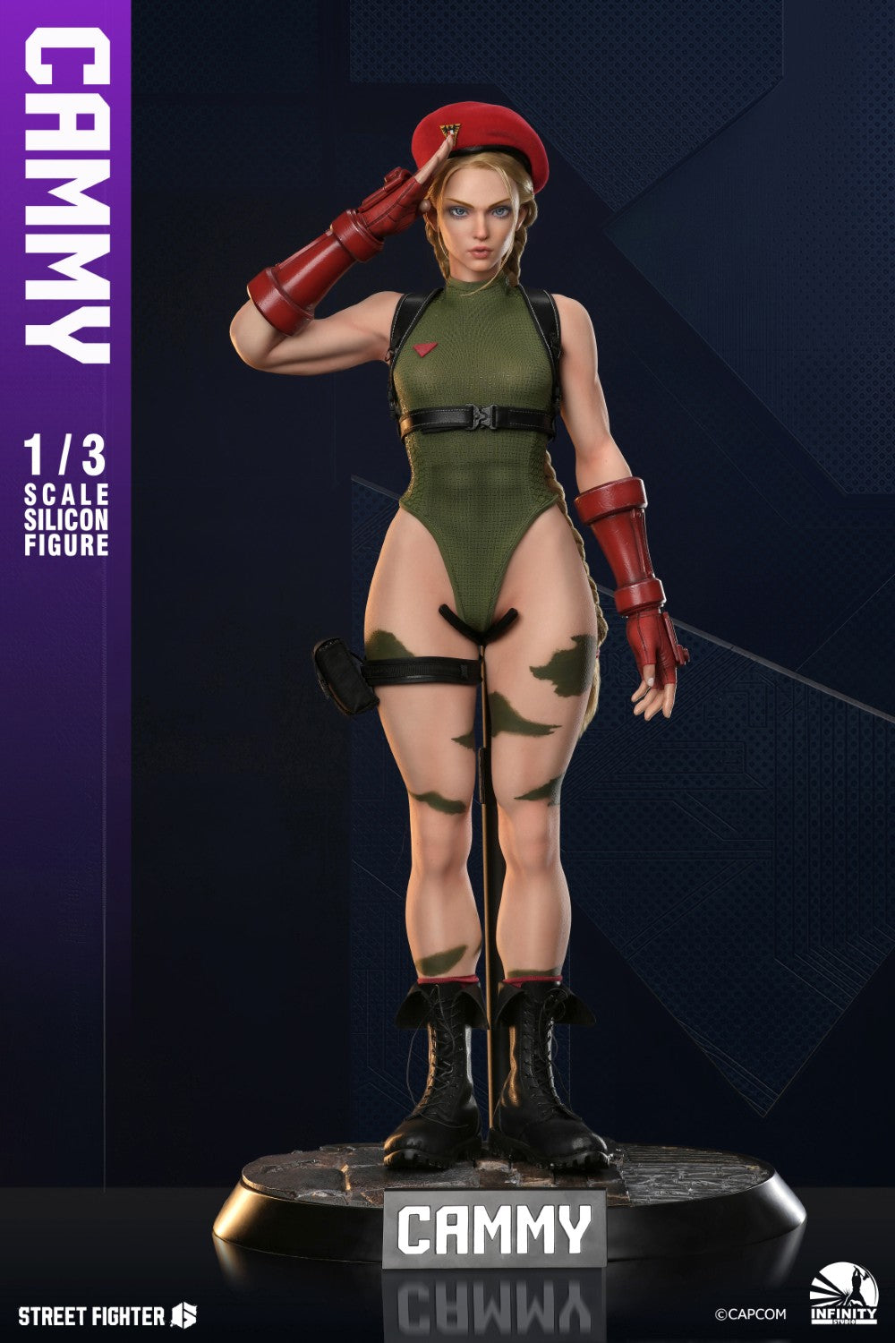 Street Fighter 6 – Cammy 1:3 Scale Silicone Action Figure Statue (Infinity Studio)