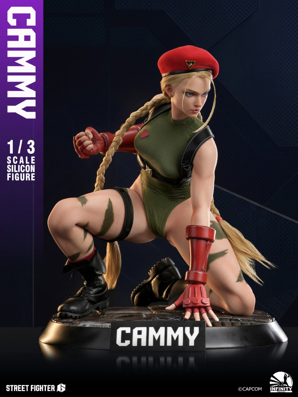 Street Fighter 6 – Cammy 1:3 Scale Silicone Action Figure Statue (Infinity Studio)