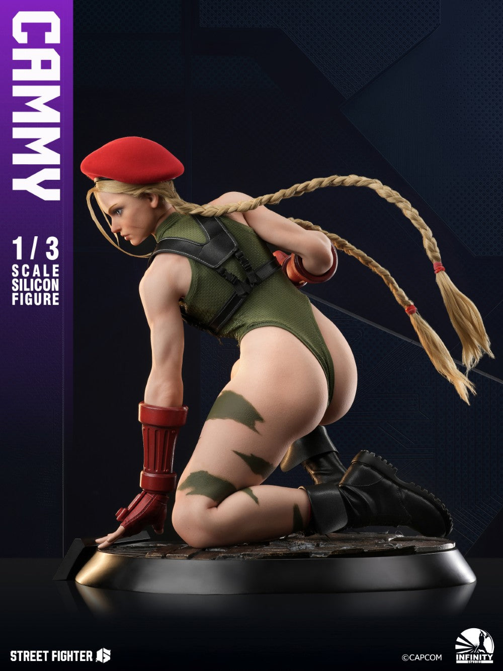 Street Fighter 6 – Cammy 1:3 Scale Silicone Action Figure Statue (Infinity Studio)