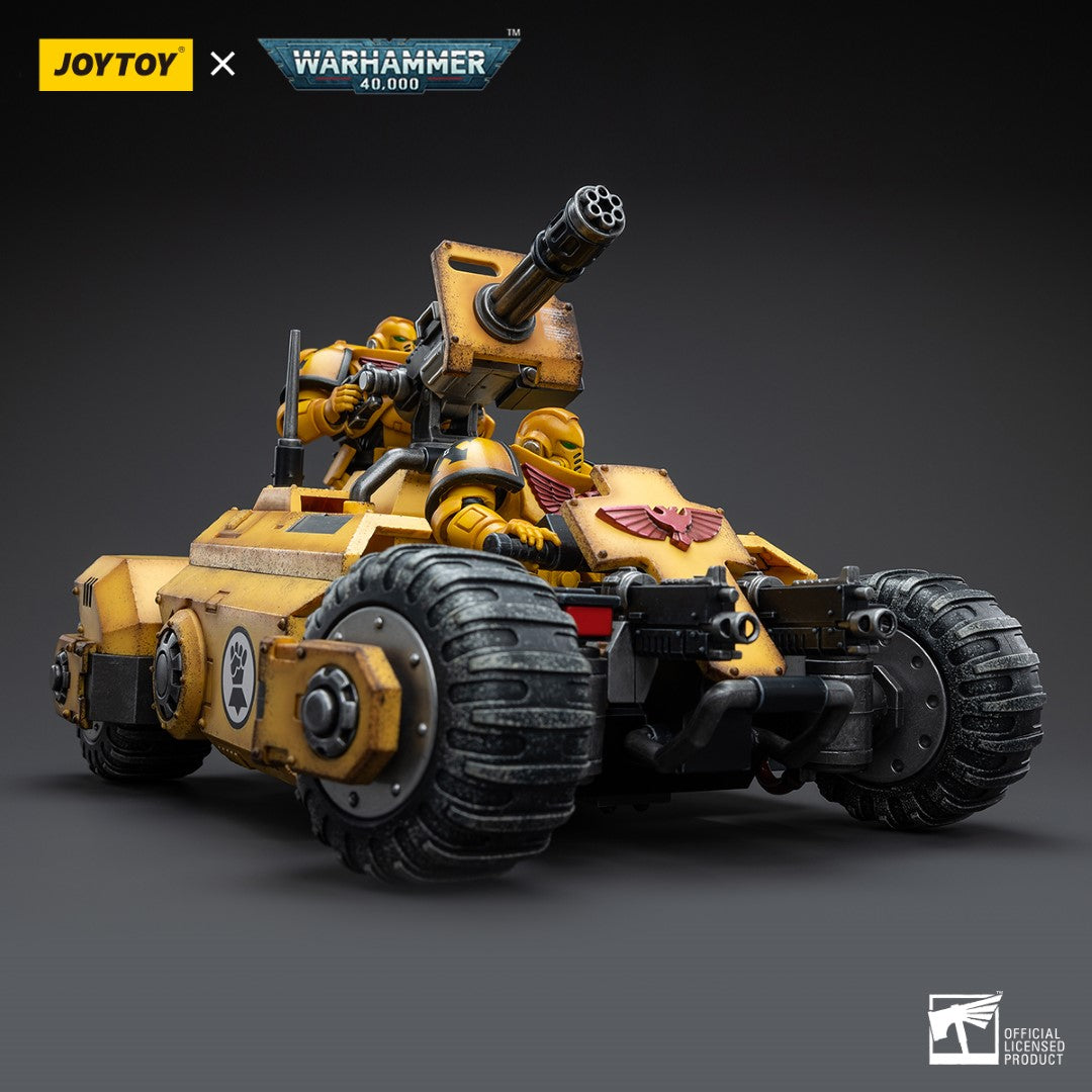 Warhammer 40k JoyToy Actionfigure - Imperial Fists Primaris Invader ATV figure for collectors, display and premium shelf presentation