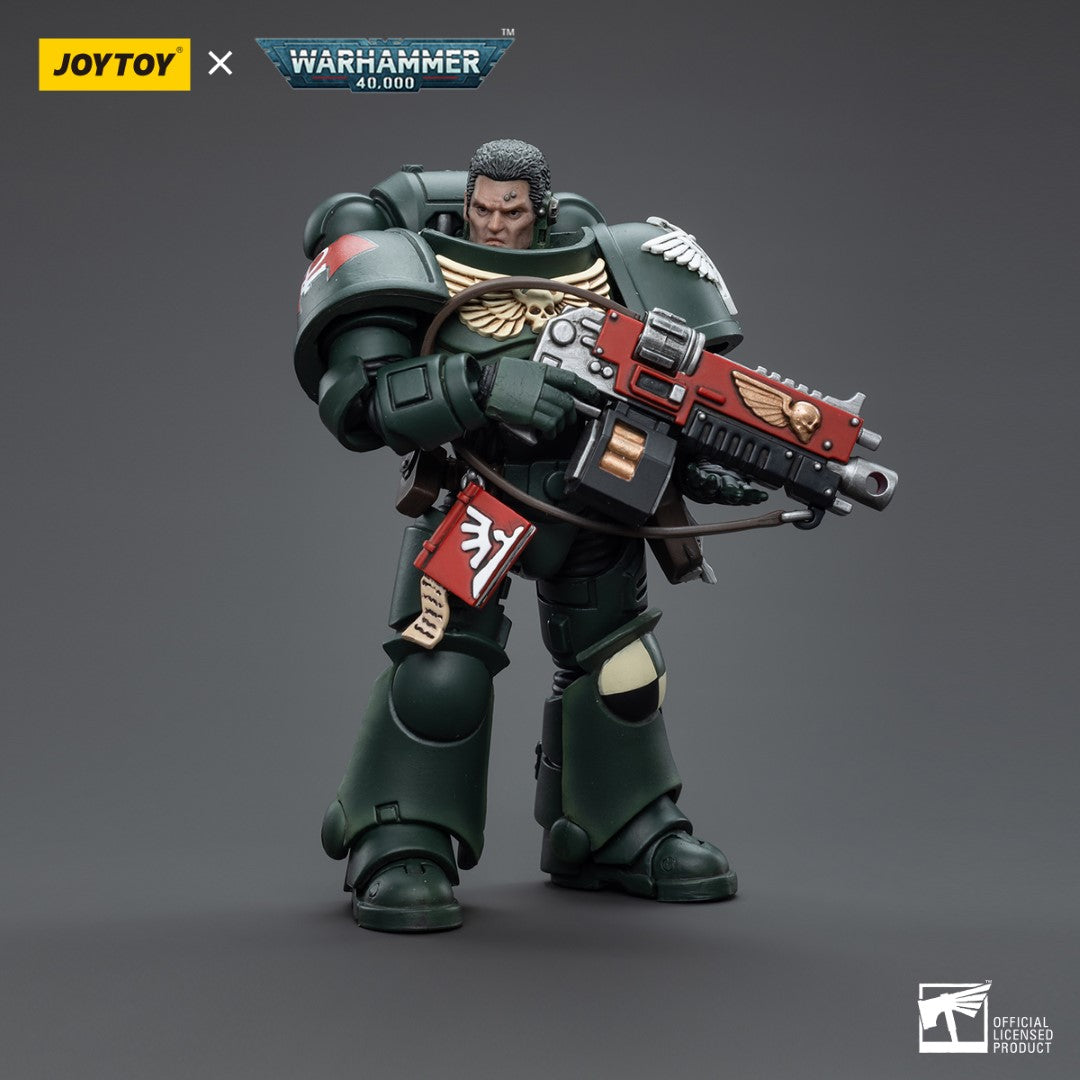 Warhammer 40k JoyToy Actionfigure - Dark Angels Intercessors Brother Asharr figure for collectors, display and premium shelf presentation