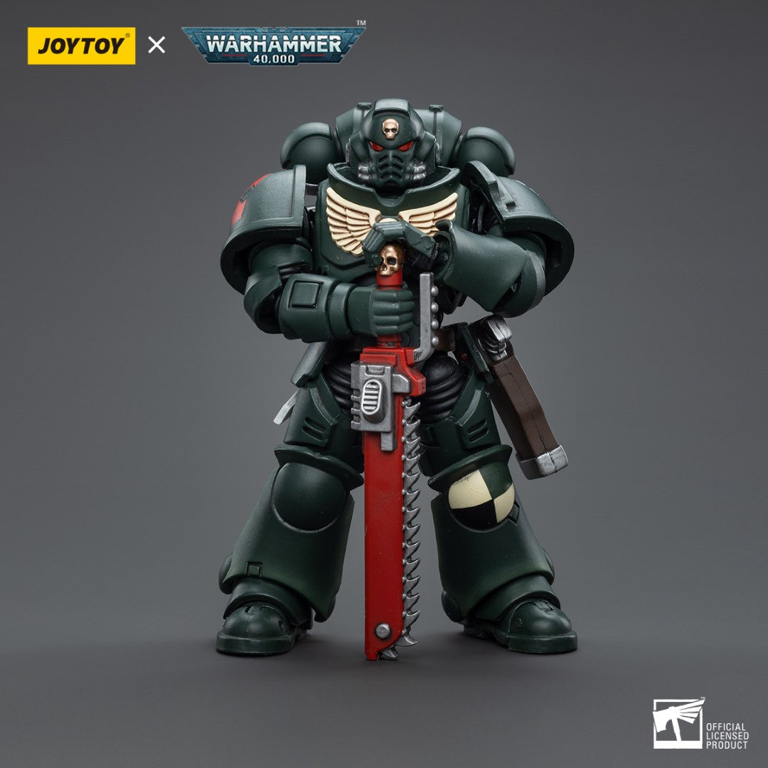 Warhammer 40k JoyToy Actionfigure - Dark Angels Intercessors Sergeant Caslan figure for collectors, display and premium shelf presentation