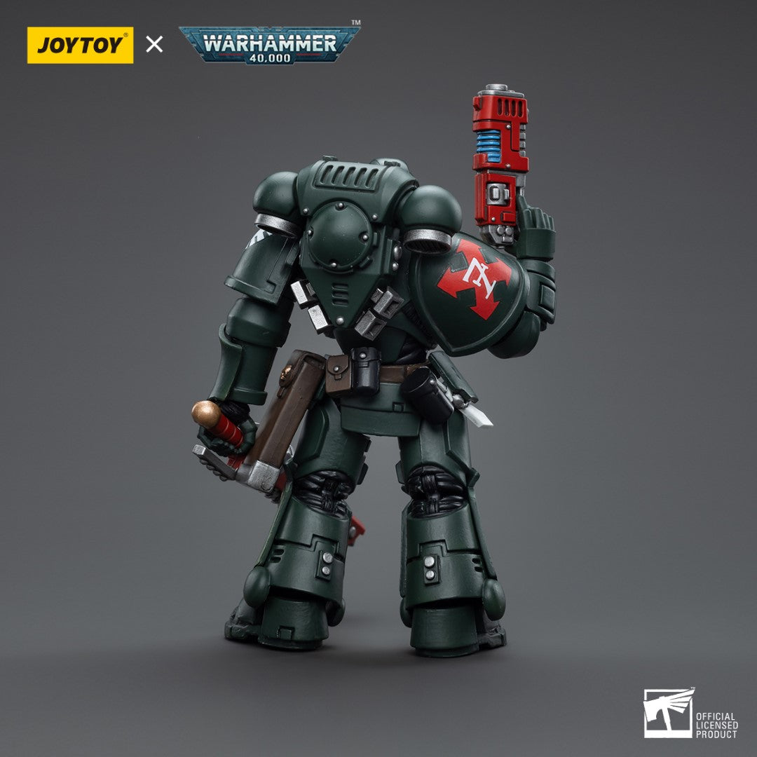 Warhammer 40k JoyToy Actionfigure - Dark Angels Intercessors Sergeant Caslan figure for collectors, display and premium shelf presentation