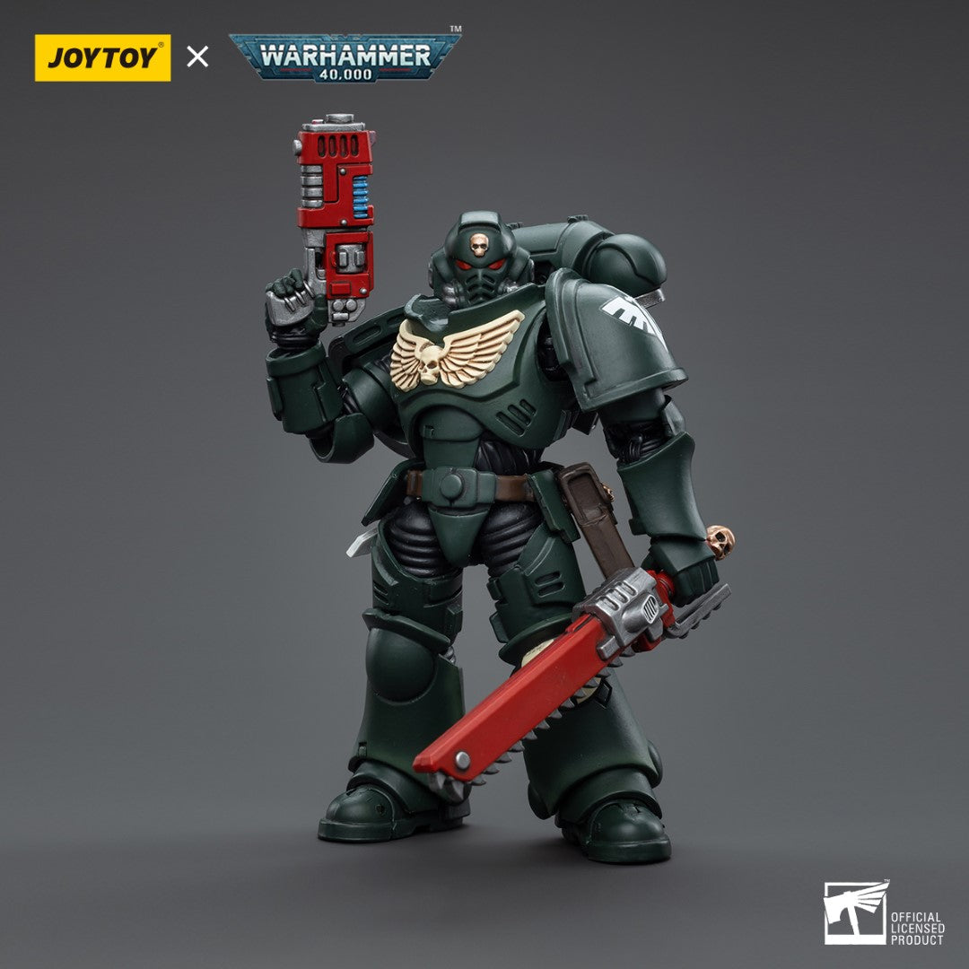 Warhammer 40k JoyToy Actionfigure - Dark Angels Intercessors Sergeant Caslan figure for collectors, display and premium shelf presentation