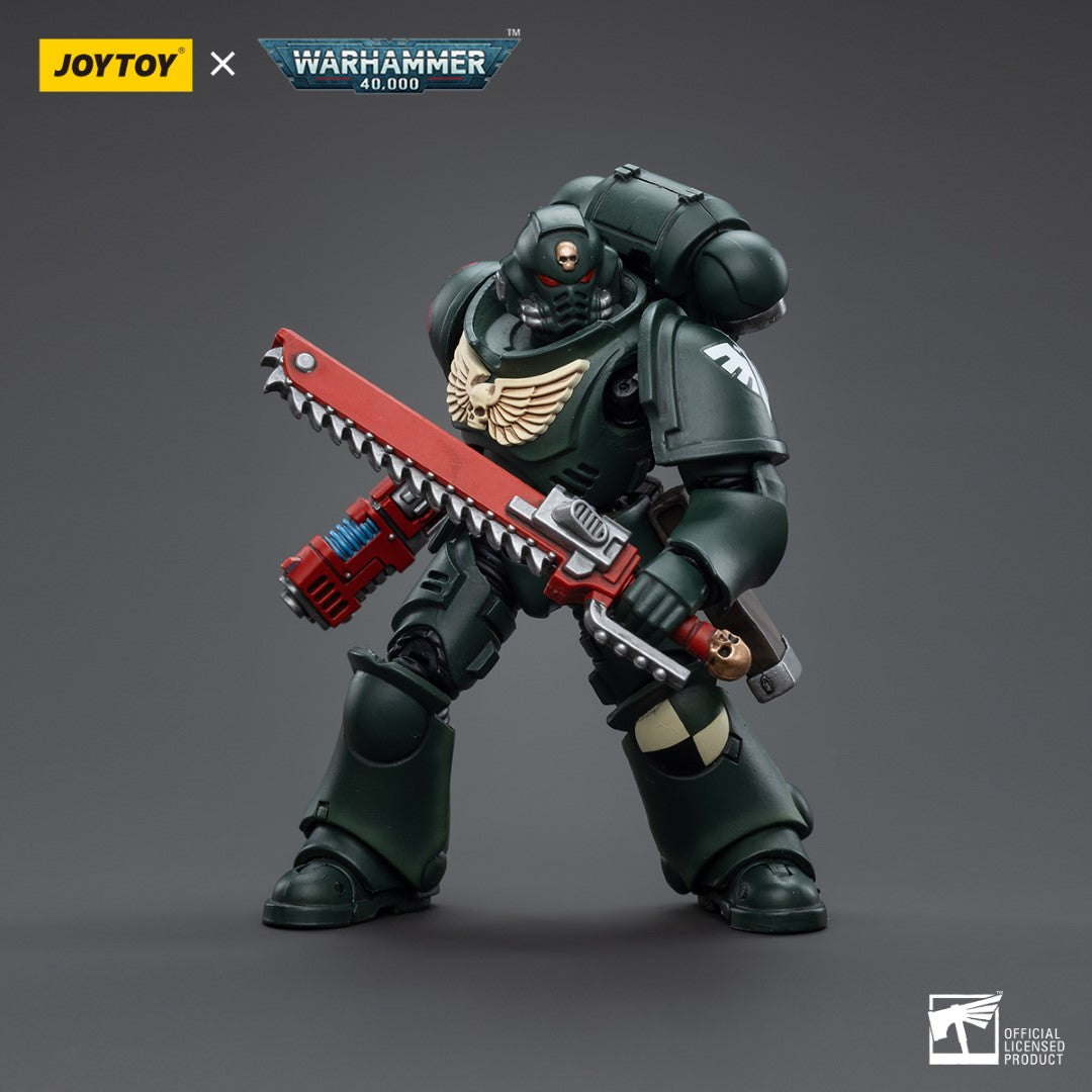 Warhammer 40k JoyToy Actionfigure - Dark Angels Intercessors Sergeant Caslan figure for collectors, display and premium shelf presentation