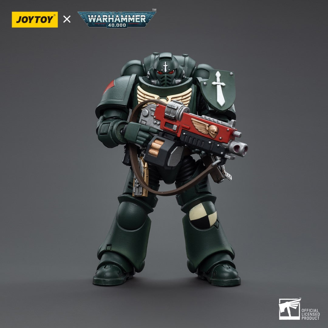 Warhammer 40k JoyToy Actionfigure - Dark Angels Intercessors Sergeant Rakiel figure for collectors, display and premium shelf presentation