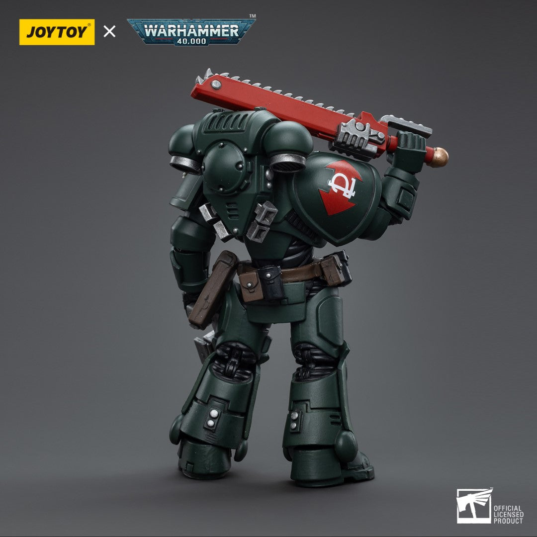 Warhammer 40k JoyToy Actionfigure - Dark Angels Intercessors Sergeant Rakiel figure for collectors, display and premium shelf presentation