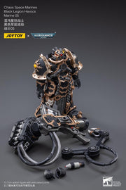 Warhammer 40k JoyToy Actionfigure - Black Legion Havocs Marine 05 figure for collectors, display and premium shelf presentation