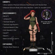 Street Fighter 6 – Cammy 1:3 Scale Silicone Action Figure Statue (Infinity Studio)