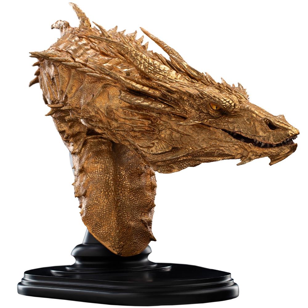 Weta Workshop The Hobbit Trilogy - Smaug the Golden Statue - Bust Limited Edition – view 3
