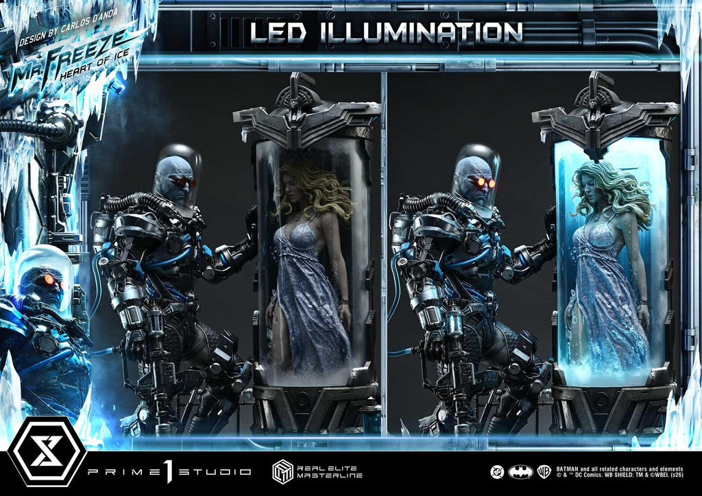 Prime 1 Studio Real Elite Masterline Batman (Comics) Mr. Freeze Heart of Ice (Design by Carlos D'Anda) Deluxe Version – view 5