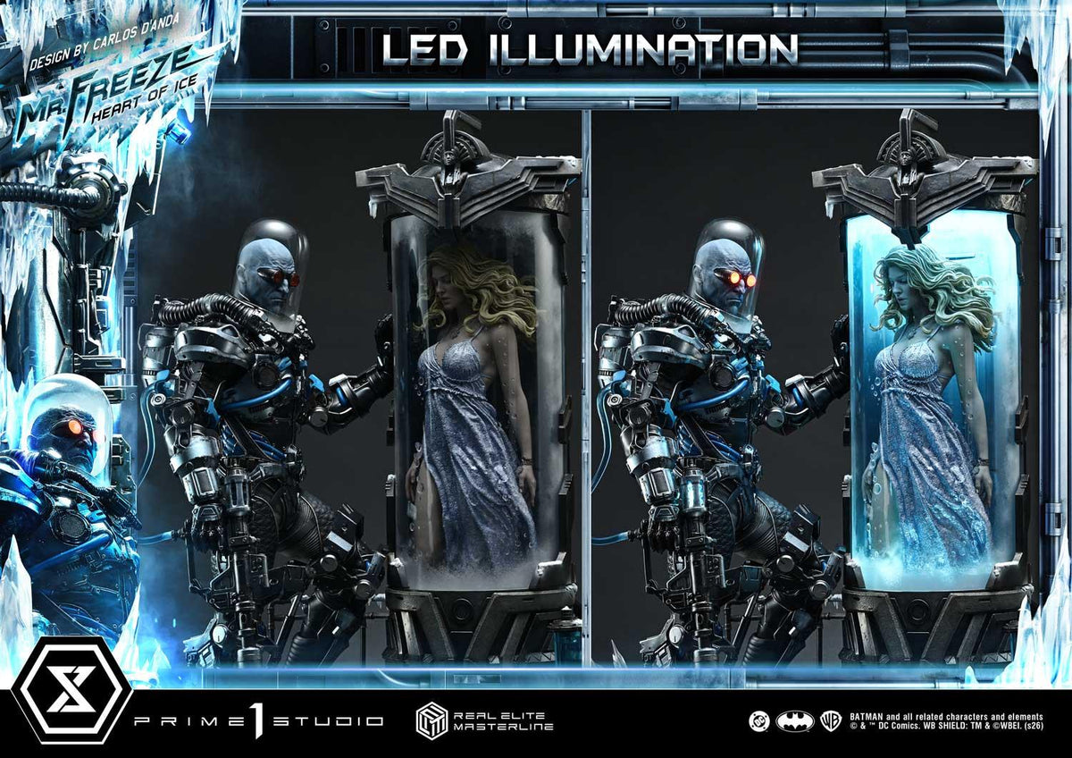 Prime 1 Studio Real Elite Masterline Batman (Comics) Mr. Freeze Heart of Ice (Design by Carlos D'Anda) Deluxe Version – view 5
