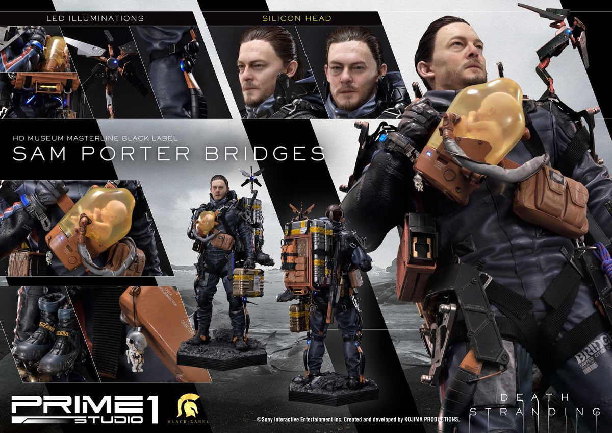 Prime 1 Studio High Definition Museum Masterline Black Label DEATH STRANDING Sam Porter Bridges Black Label – view 3