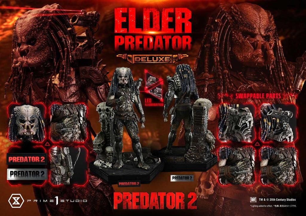 Prime 1 Studio Museum Masterline Predator 2 (Film) Elder Predator DX Bonus Version – view 7