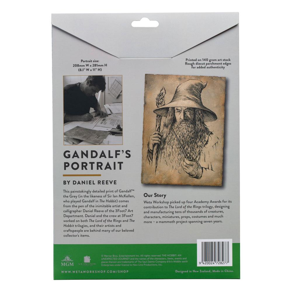 Weta Workshop The Lord of the Rings - Portrait of Gandalf The Grey Statue Art Print – view 4