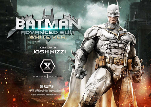 Prime 1 Studio Ultimate Museum Masterline Justice League (Comics) Batman Advanced Suit White Ver. (Design By Josh Nizzi)