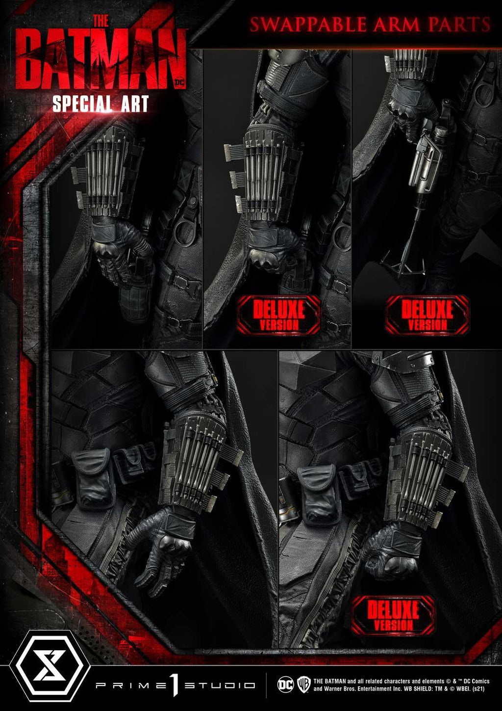 Prime 1 Studio Museum Masterline The Batman (Film) The Batman Special Art Edition DX Bonus Version – view 5