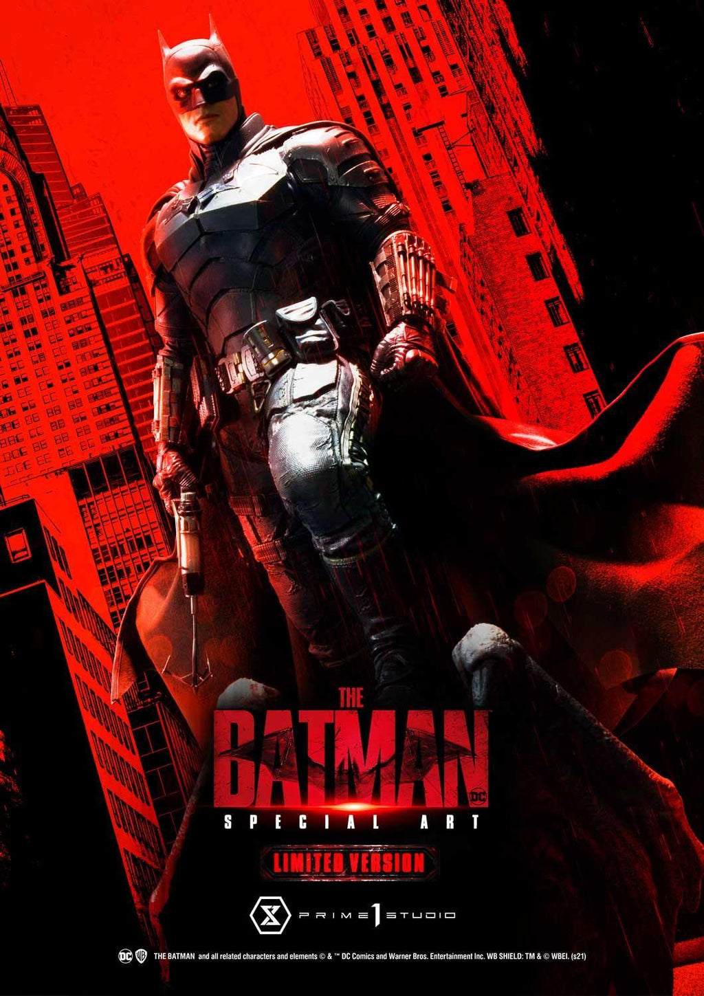 Prime 1 Studio Museum Masterline The Batman (Film) The Batman Special Art Edition Fabric Cape Limited Version – view 2