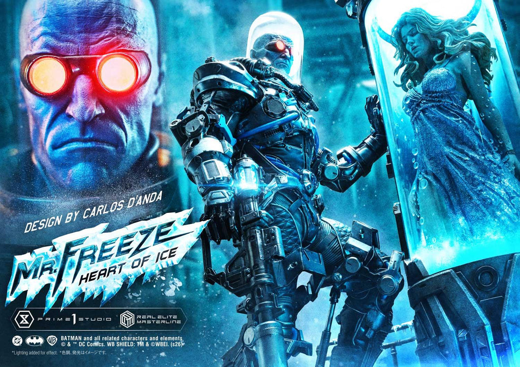 Prime 1 Studio Real Elite Masterline Batman (Comics) Mr. Freeze Heart of Ice (Design by Carlos D'Anda)