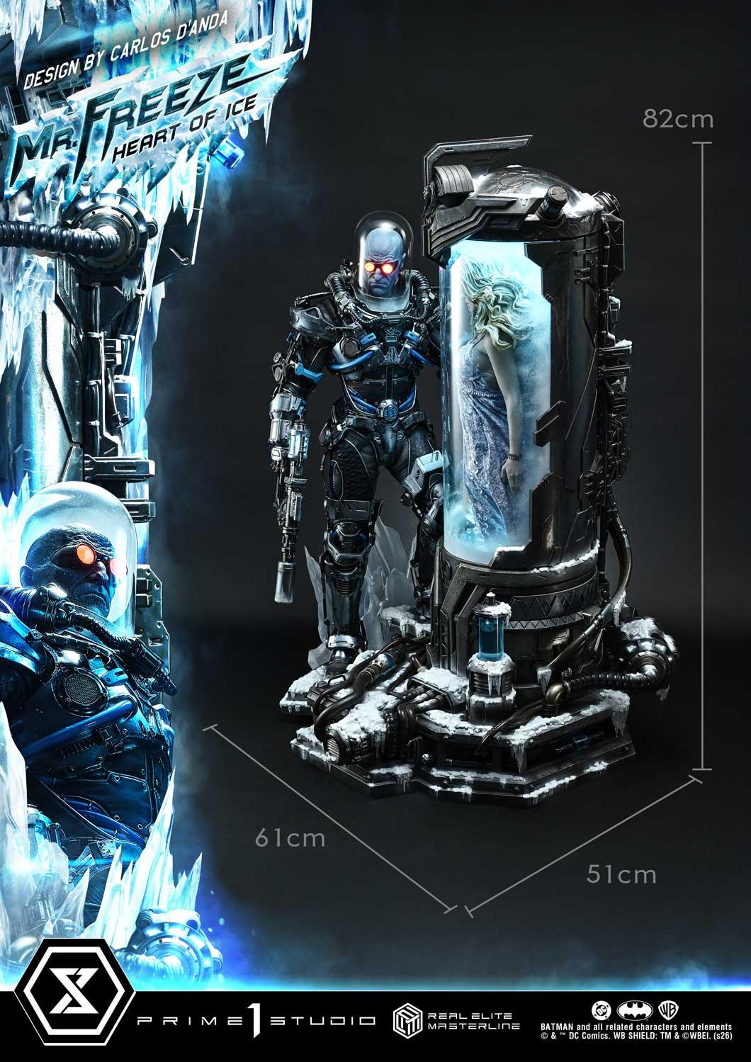 Prime 1 Studio Real Elite Masterline Batman (Comics) Mr. Freeze Heart of Ice (Design by Carlos D'Anda) – view 6