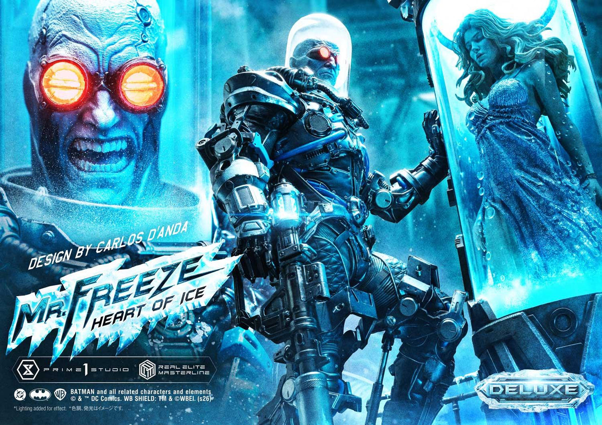 Prime 1 Studio Real Elite Masterline Batman (Comics) Mr. Freeze Heart of Ice (Design by Carlos D'Anda) DX Bonus Version