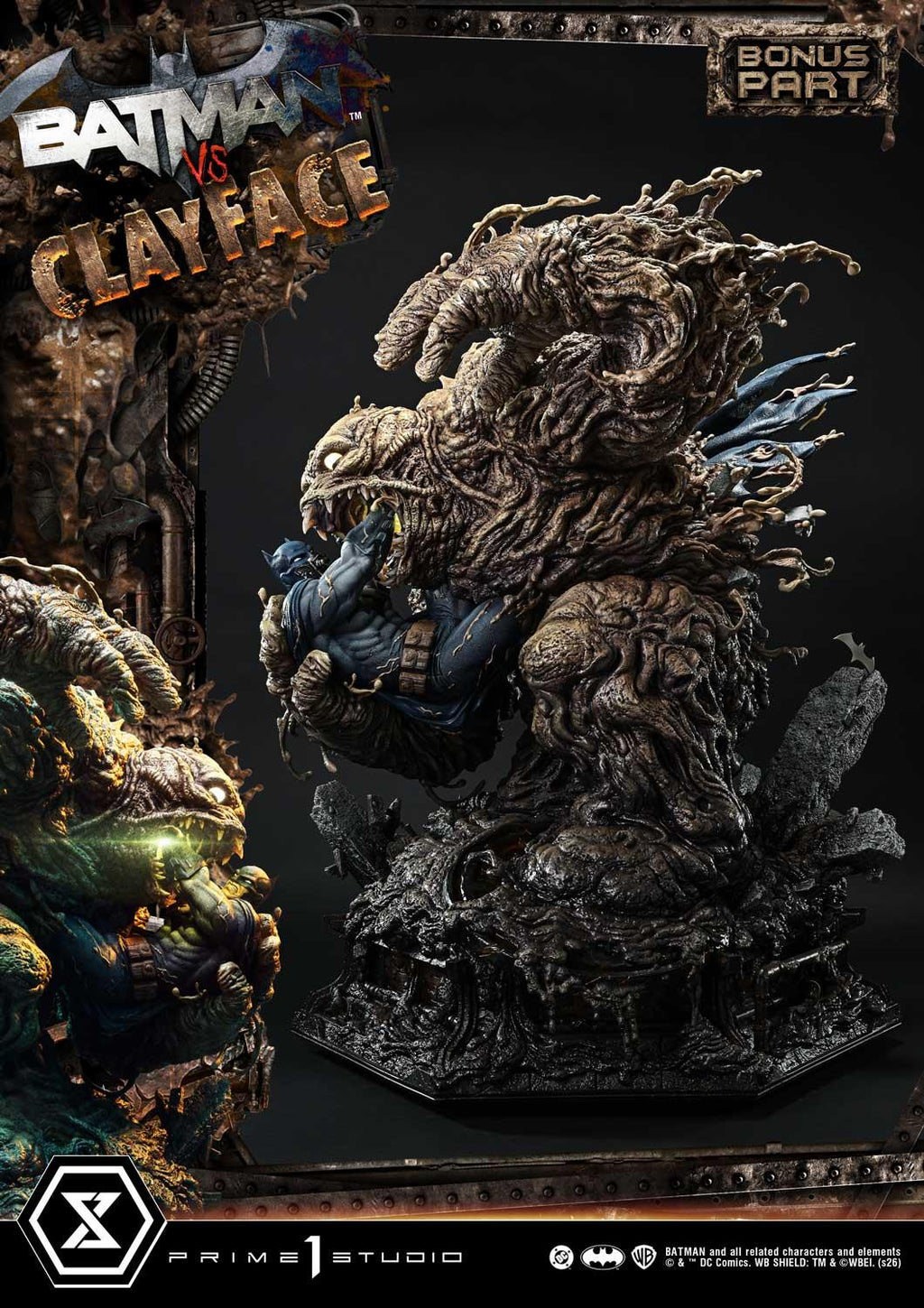 Prime 1 Studio Ultimate Premium Masterline Batman (Comics) BATMAN VS CLAYFACE DX Bonus Version – view 8