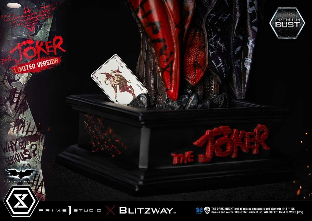 Prime 1 Studio Premium Bust The Dark Knight (Film) The Joker Limited Version – view 9