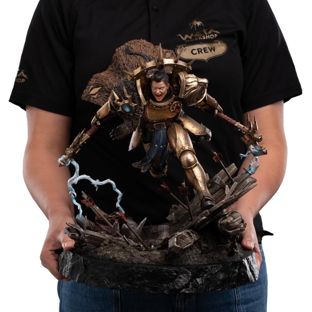 Weta Workshop Warhammer: Age Of Sigmar - Neave Blacktalon, The God-King's Assassin Statue - 1:6 Scale – view 10
