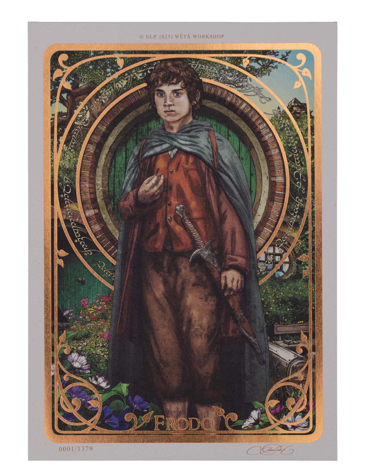 Weta Workshop The Lord of the Rings - Frodo Art Card (A5)