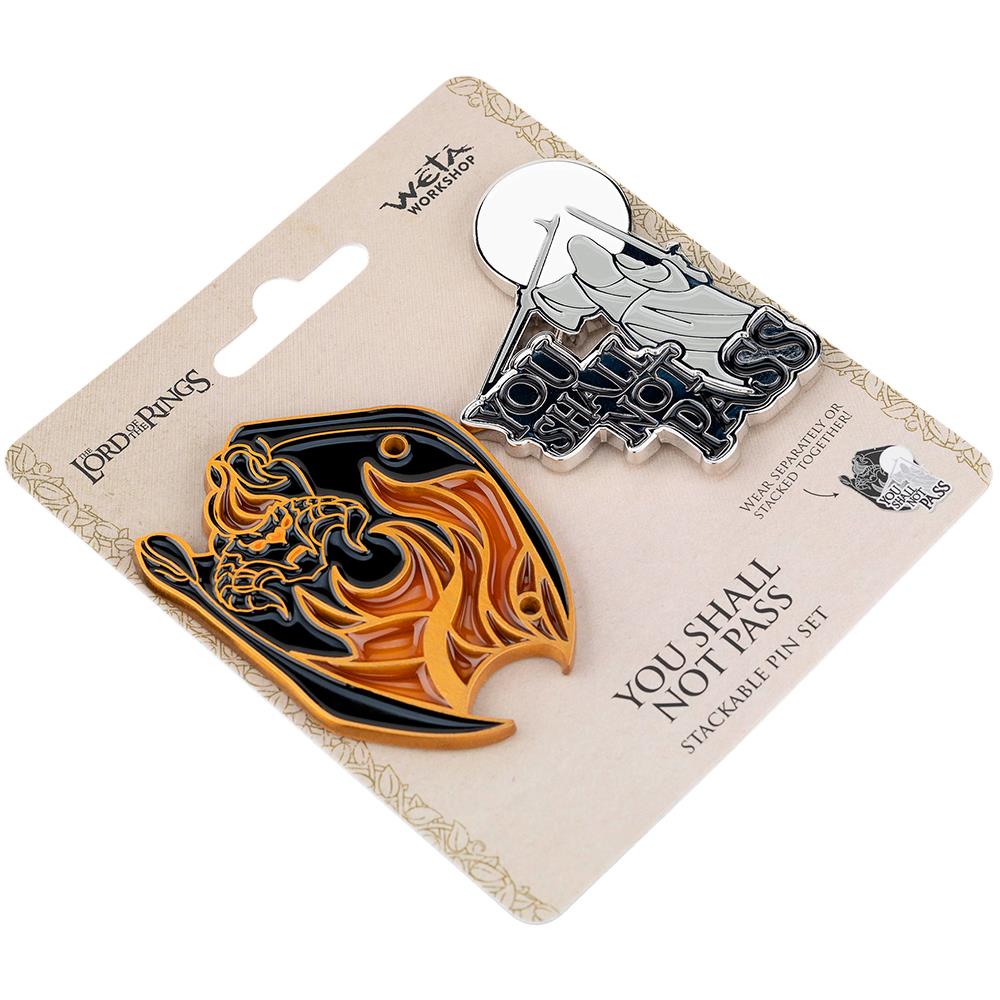 Weta Workshop The Lord Of The Rings - Pin Set - You Shall Not Pass 2Pk – view 3