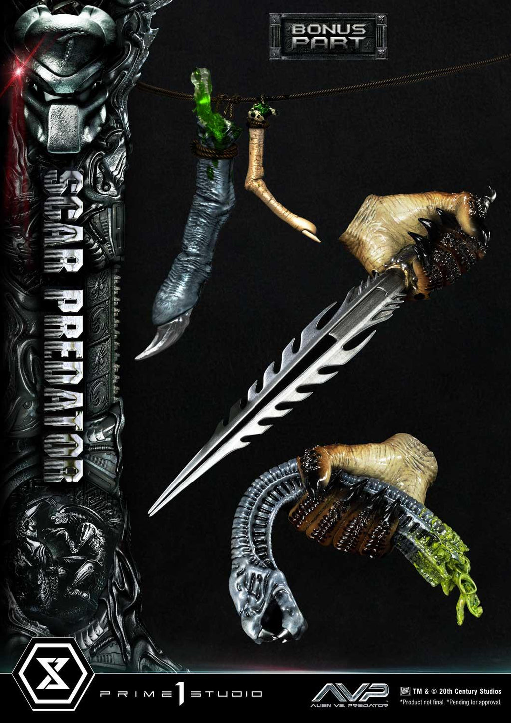 Prime 1 Studio Museum Masterline Alien vs. Predator (Film) Scar Predator DX Bonus Version – view 9