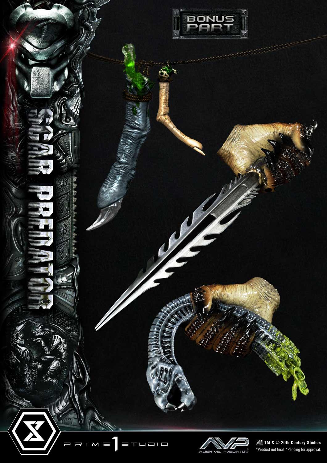 Prime 1 Studio Museum Masterline Alien vs. Predator (Film) Scar Predator DX Bonus Version – view 9