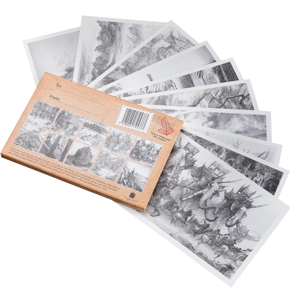 Weta Workshop - Postcard Set - Concept Art By Alan Lee: The Lord Of The Rings – view 4
