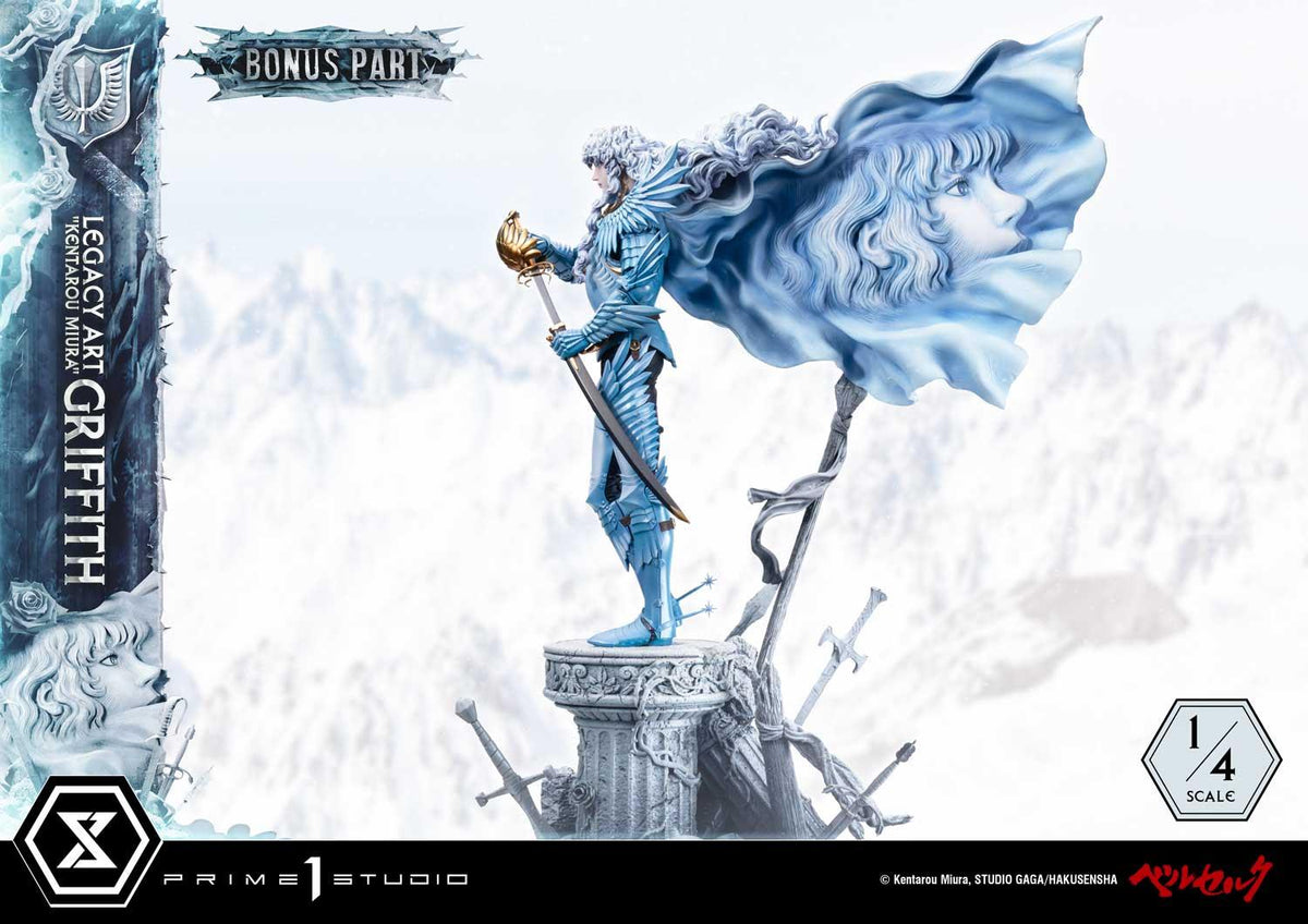 Prime 1 Studio Legacy Art Kentarou Miura Berserk Griffith 1/4 Scale Bonus Version – view 6
