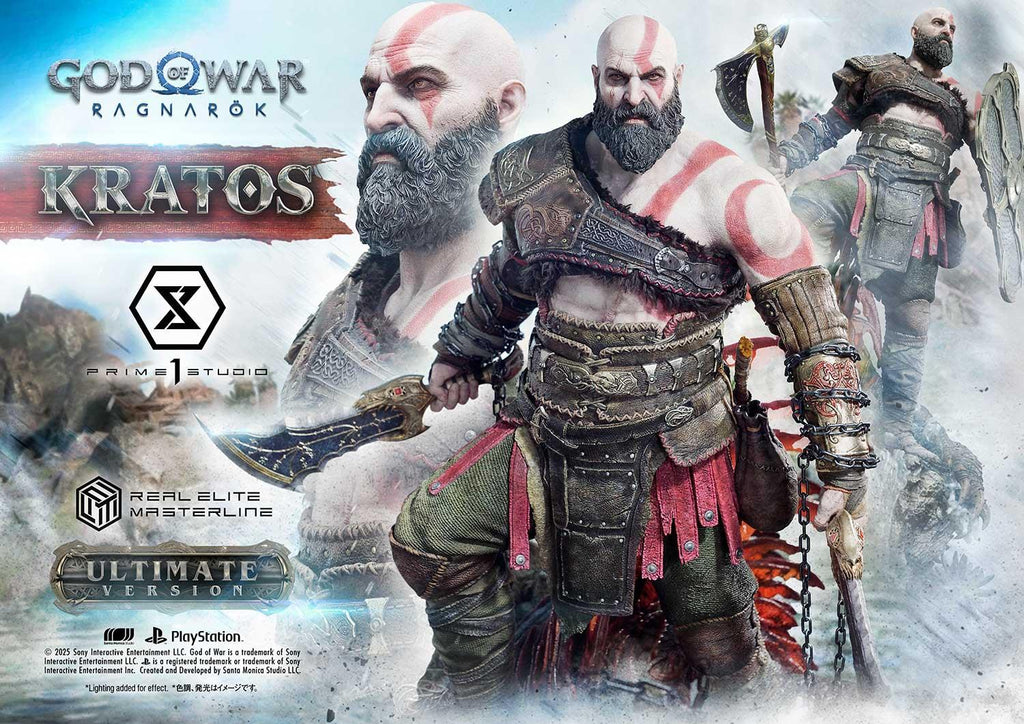 Prime 1 Studio Real Elite Masterline God of War: Ragnarok Kratos Ultimate Version