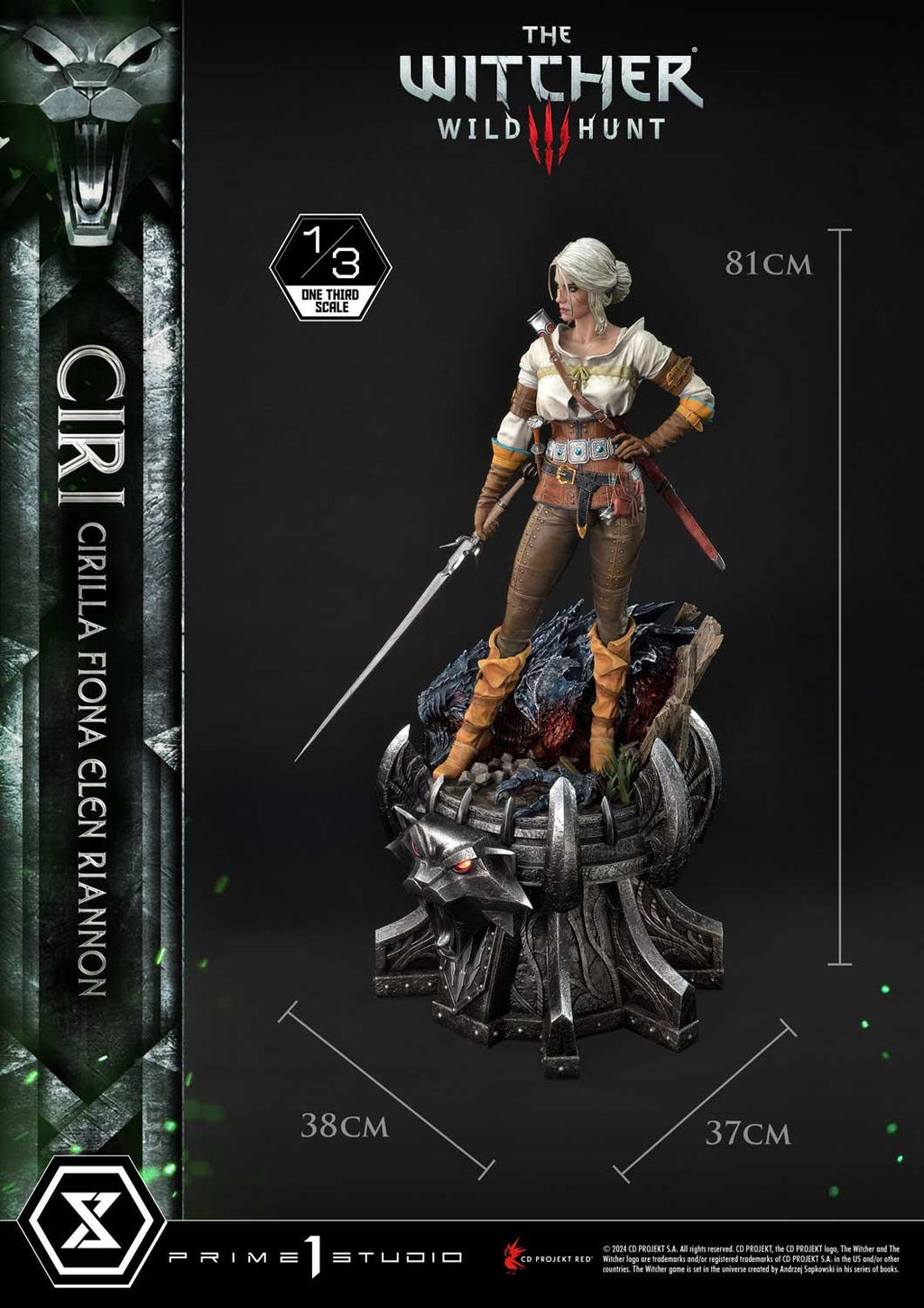 Prime 1 Studio Museum Masterline The Witcher 3: Wild Hunt Ciri Fiona Elen Riannon – view 7