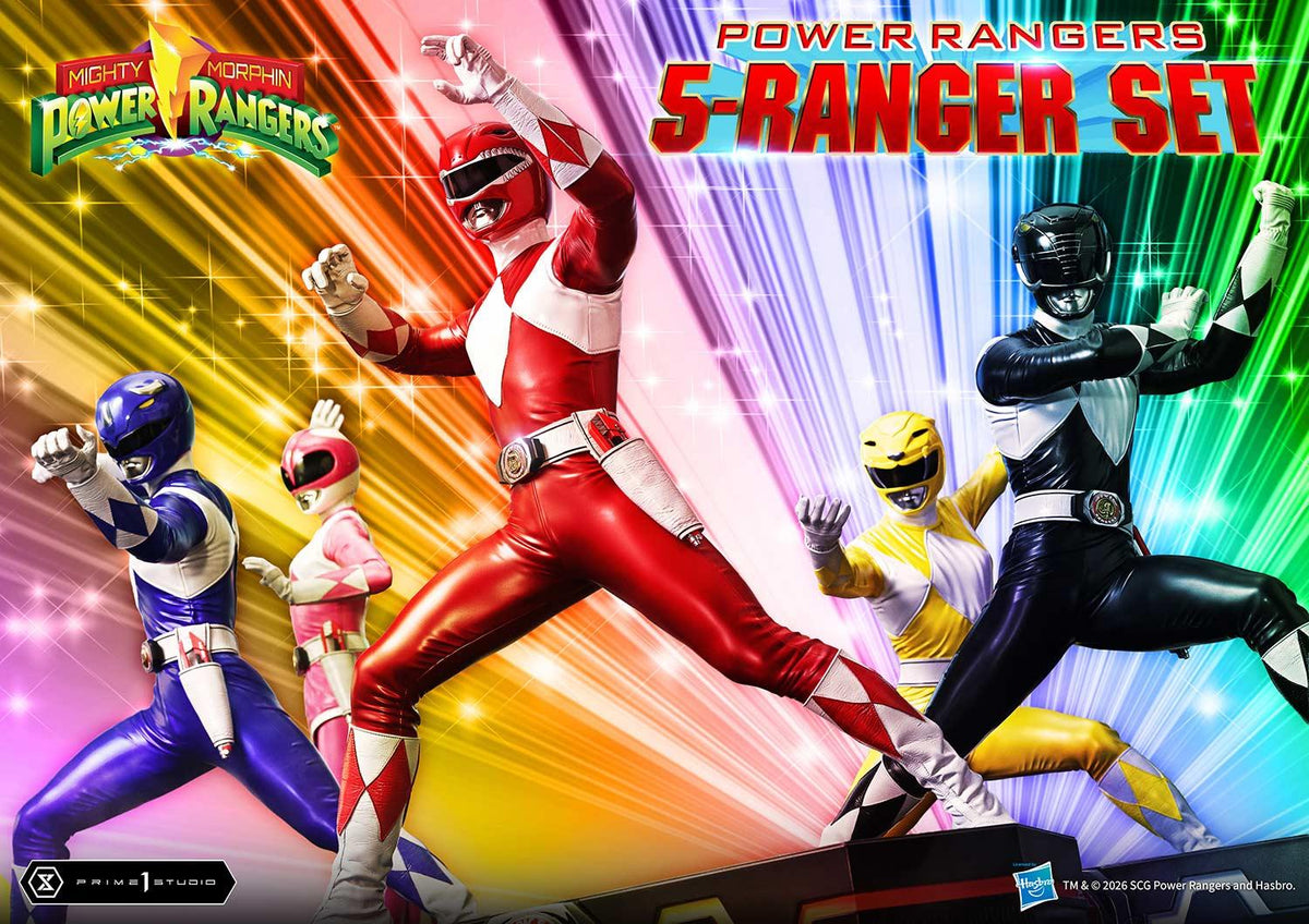 Prime 1 Studio Premium Masterline Mighty Morphin Power Rangers Power Rangers 5-Ranger Set – view 2