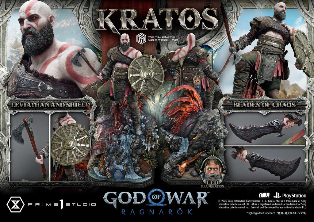 Prime 1 Studio Real Elite Masterline God of War: Ragnarok Kratos – view 2