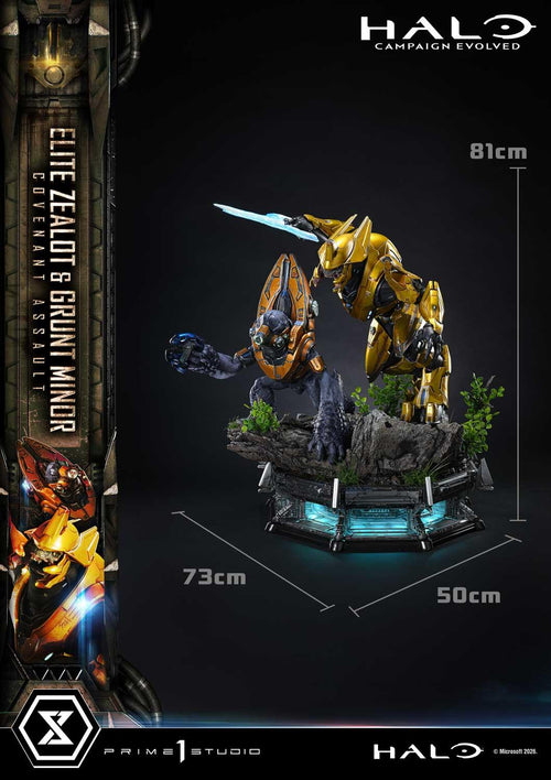 Prime 1 Studio Ultimate Premium Masterline Halo: Campaign Evolved Elite Zealot & Grunt Minor: Covenant – view 6