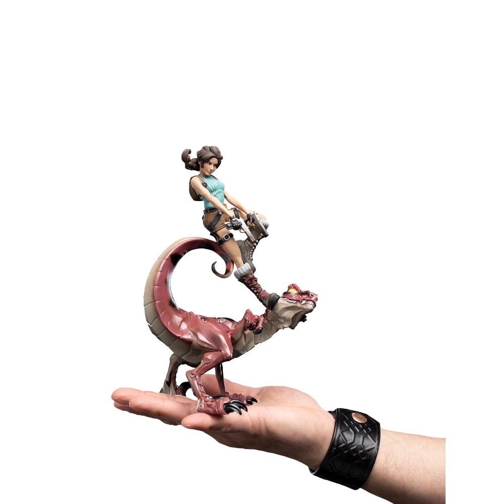 Weta Workshop Tomb Raider - Lara Croft & Raptor Figure Mini Epics – view 2