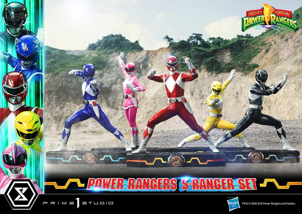 Prime 1 Studio Premium Masterline Mighty Morphin Power Rangers Power Rangers 5-Ranger Set – view 3