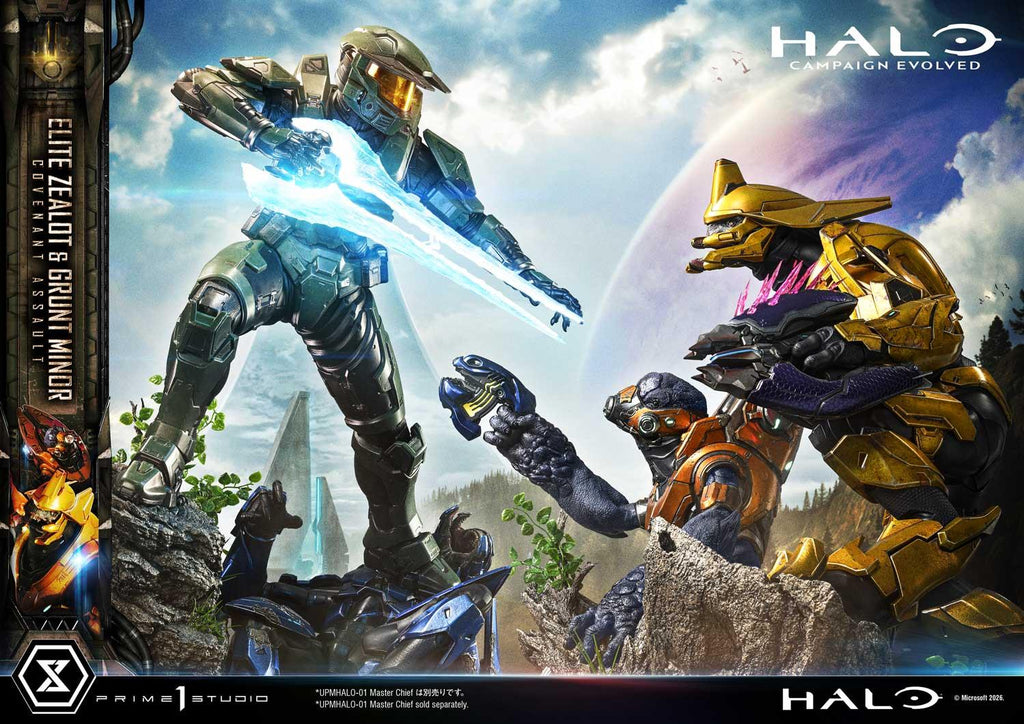 Prime 1 Studio Ultimate Premium Masterline Halo: Campaign Evolved Elite Zealot & Grunt Minor: Covenant – view 9