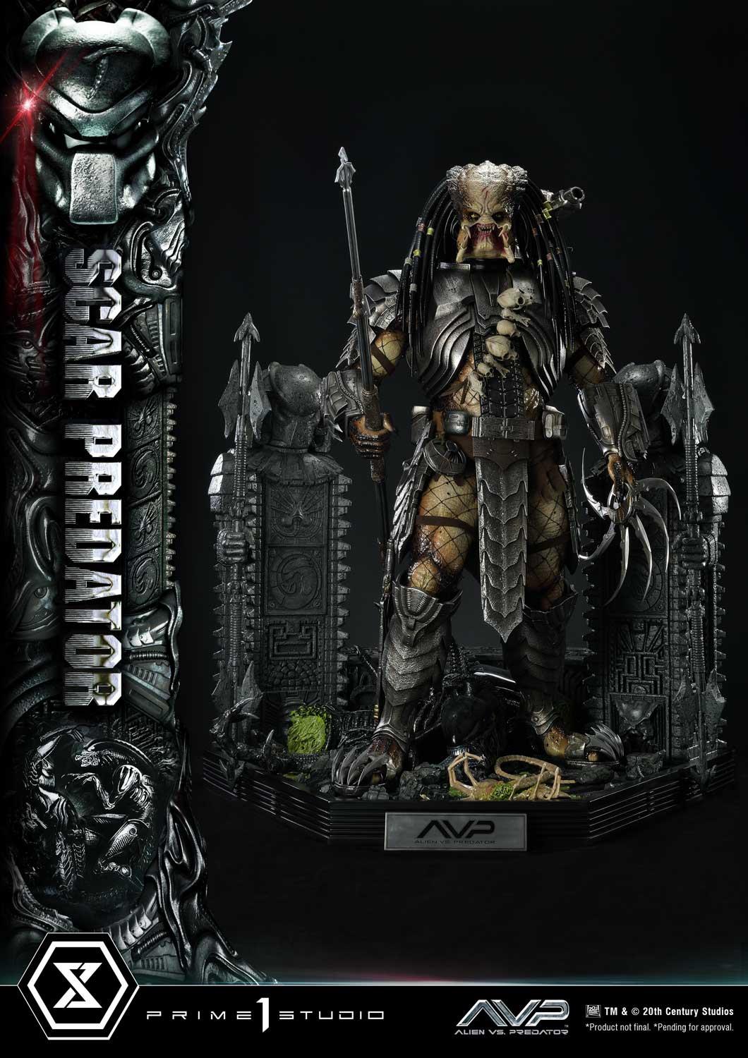 Prime 1 Studio Museum Masterline Alien vs. Predator (Film) Scar Predator – view 4