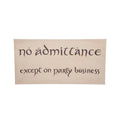 Weta Workshop The Hobbit - No Admittance Sign Poster