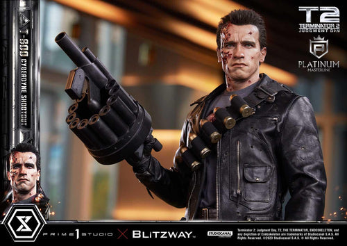 Prime 1 Studio Platinum Masterline Terminator 2: Judgment Day (Film) T-800 Cyberdyne Shootout – view 2
