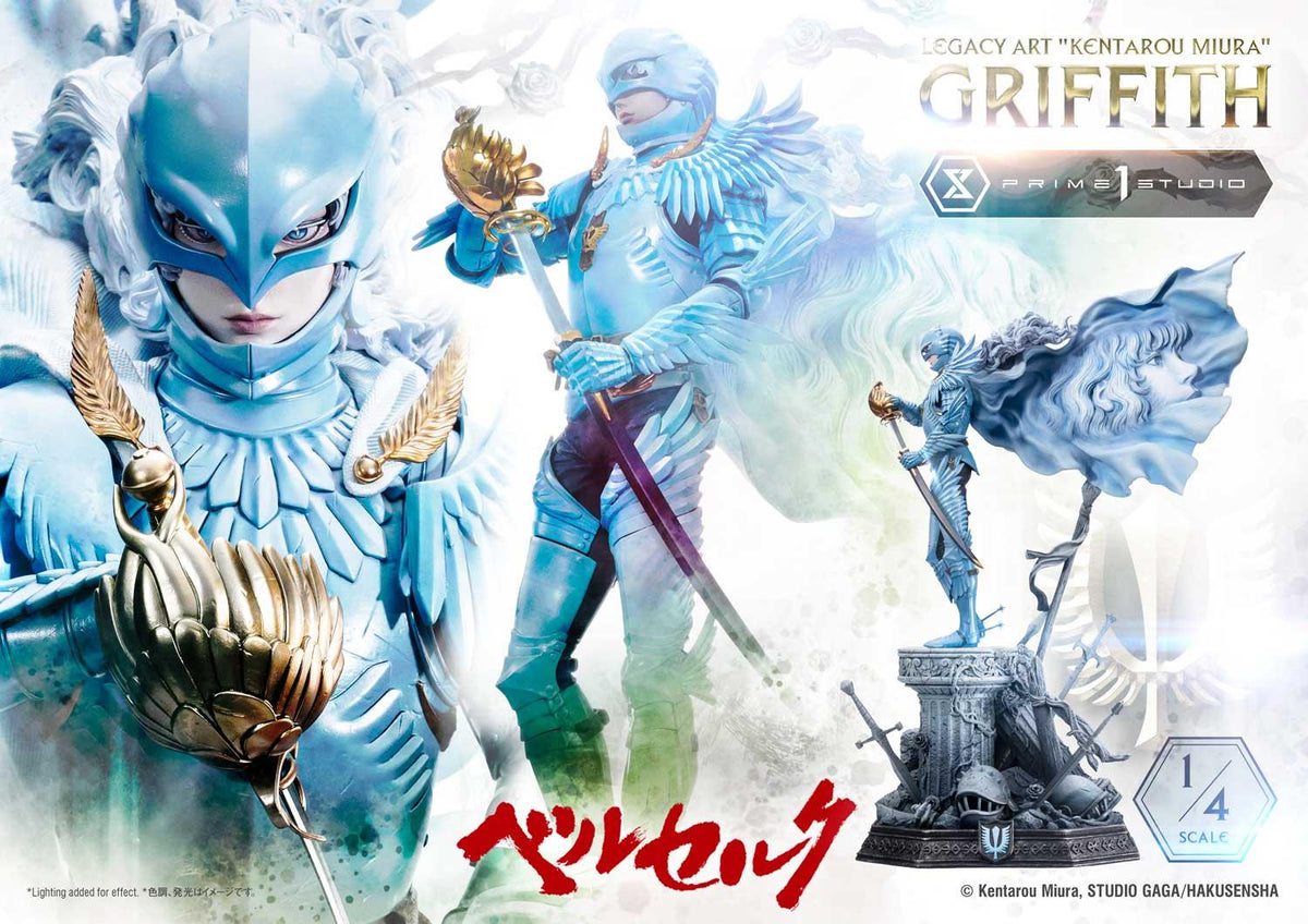 Prime 1 Studio Legacy Art Kentarou Miura Berserk Griffith 1/4 Scale Bonus Version – view 8