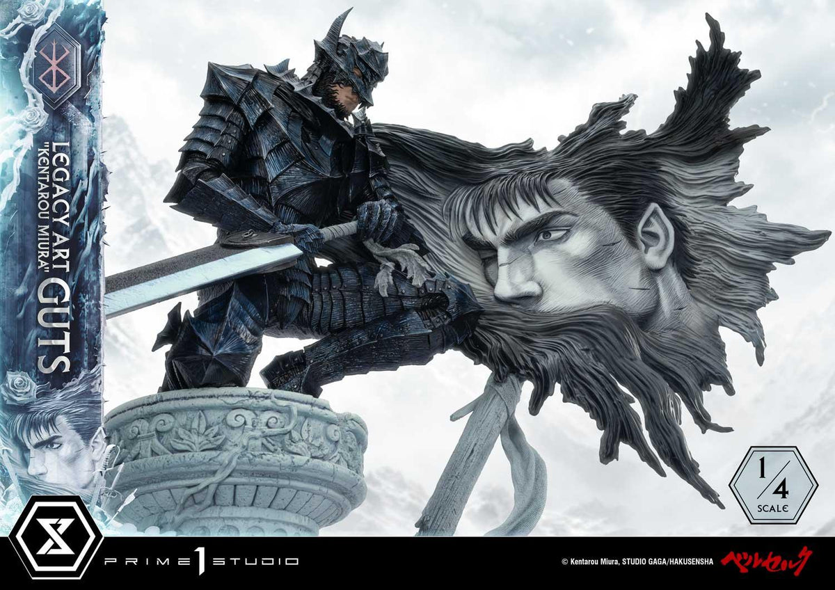 Prime 1 Studio Legacy Art Kentarou Miura Berserk Guts 1/4 Scale – view 9
