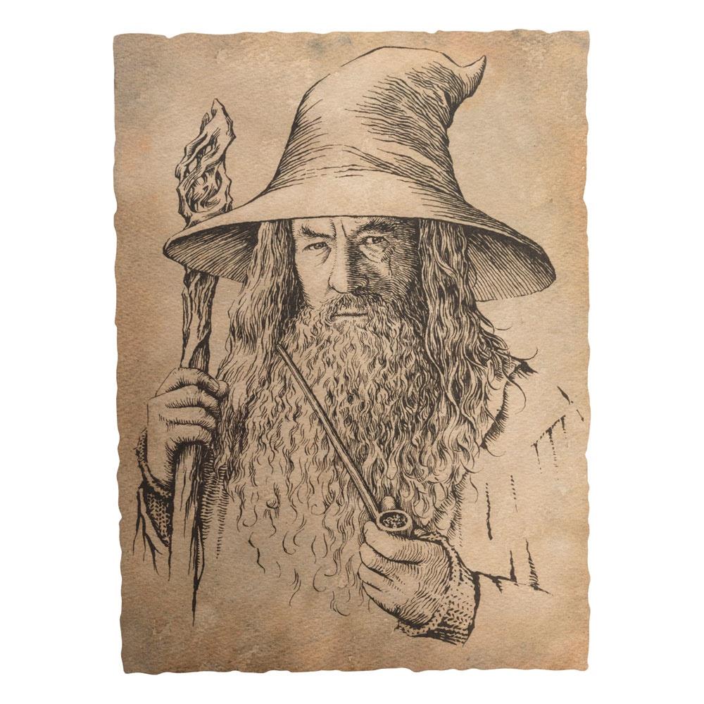Weta Workshop The Lord of the Rings - Portrait of Gandalf The Grey Statue Art Print – view 5