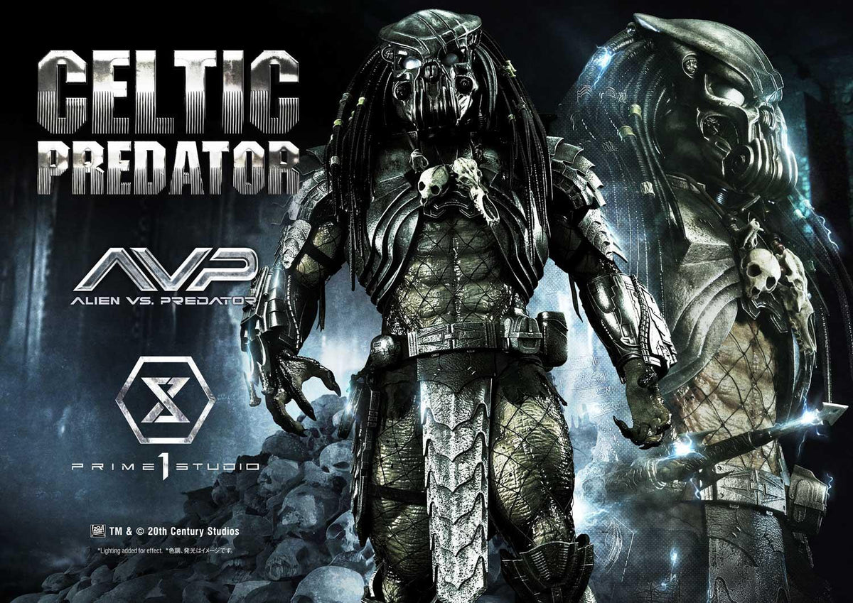 Prime 1 Studio Museum Masterline Alien vs. Predator (Film) Celtic Predator Bonus Version