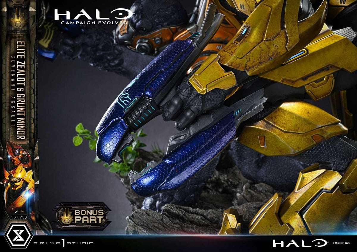 Prime 1 Studio Ultimate Premium Masterline Halo: Campaign Evolved Elite Zealot & Grunt Minor: Covenant Assault Bonus Version – view 4
